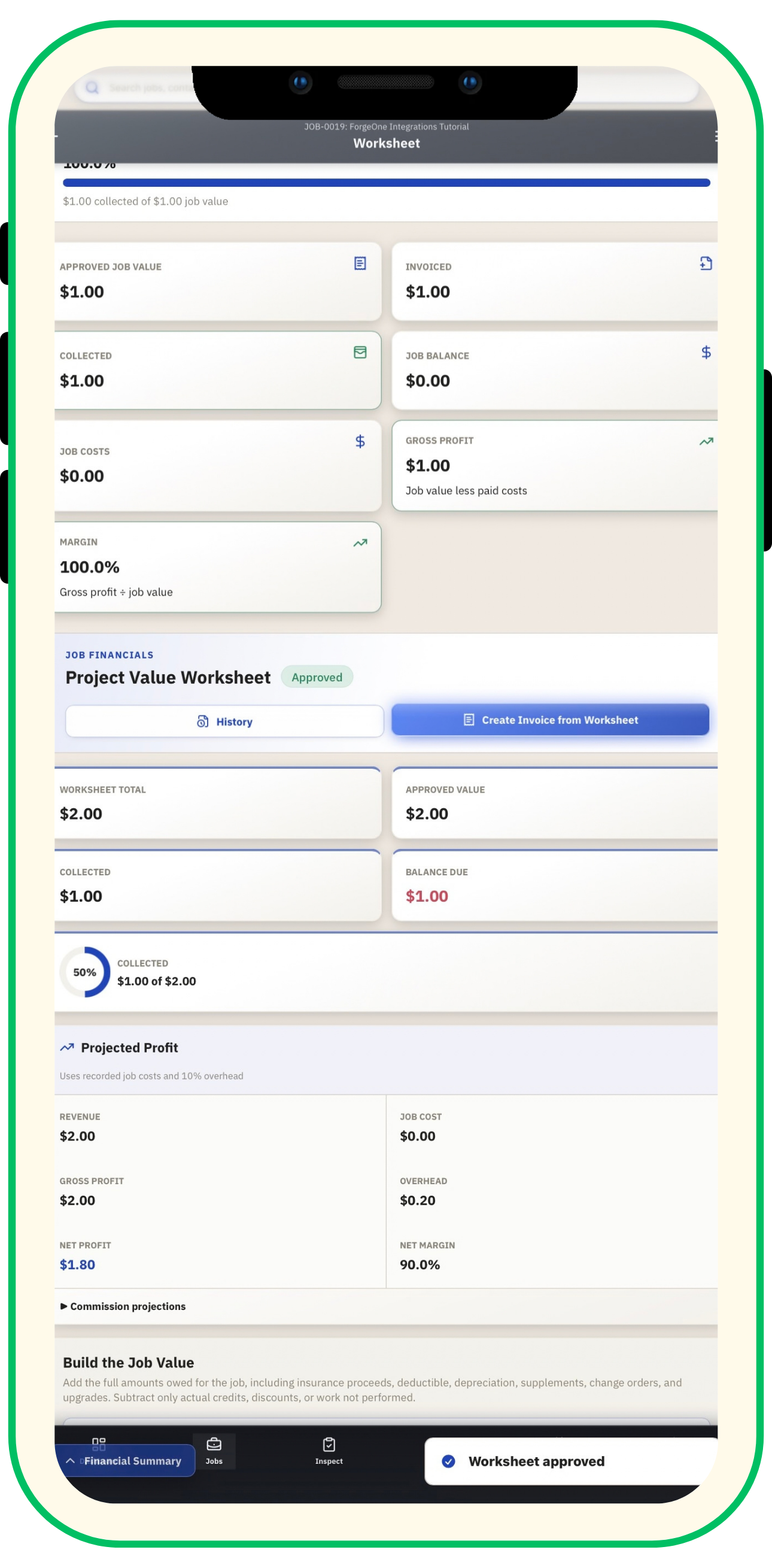 Review before sending